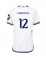 Real Madrid Eduardo Camavinga #12 Domácí Dres pro Dámské 2023-24 Krátký Rukáv